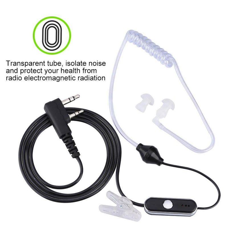 【COD】[ราคาถูก]Universal 2PIN หูฟังชุดหูฟังหูฟังสำหรับ PTT Talkie Earpiece K วิทยุ