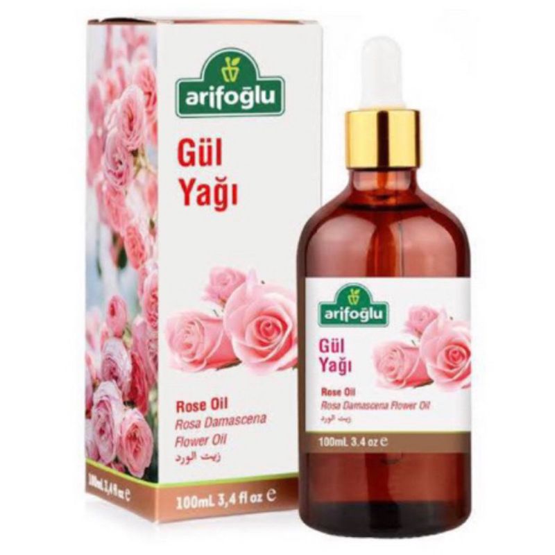 น้ำมันกุหลาบ ตุรกี rose oil 100mlแบรนด์ arifoğlu พร้อมส่ง