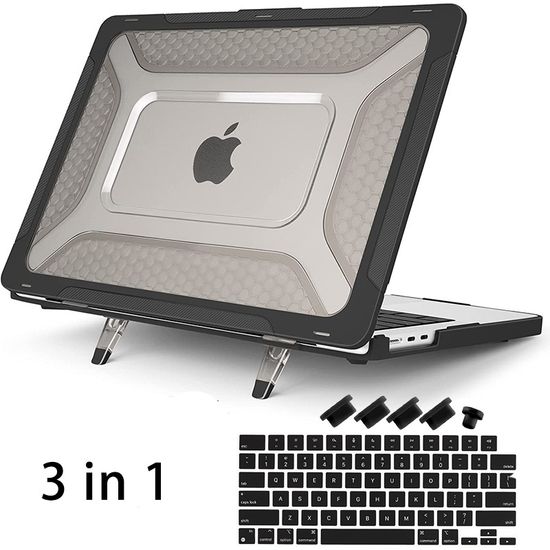 ยืนแล็ปท็อปเนื้อด้านเคสใสสำหรับ2022 Macbook 2023 Air 15 Air เคส M2 20212020 A2681 A2337 M1 Pro 13 14นิ้ว A2338ฮาร์ดพลาสติกคลุม