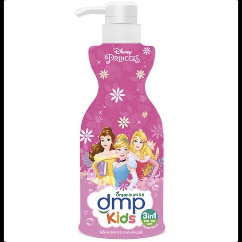 DMP kids ดีเอ็มพี คิดส์ 3in1 สบู่เหลวแชมพูและครีมนวด สำหรับเด็กขนาด 400 มล.