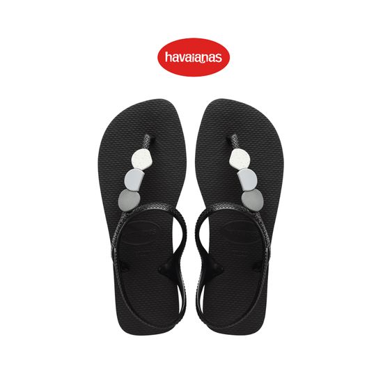 HAVAIANAS รองเท้าแตะผู้หญิง Flash Urban Plus Sandals BLACK 41443821069F_C3BKXX