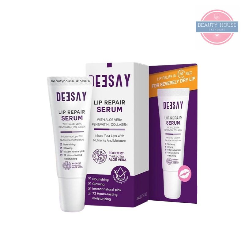 [ถูก&แท้] Deesay Lip repair serum 8ml 💋ดีเซ้ย์ลิปรีแพร์เซรั่ม💋ลิปสักปาก💋ฟื้นฟู พร้อมบำรุง