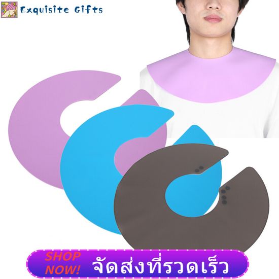 【ผ้าคลุมไหล่】ร้านตัดผมซิลิโคนตัดผมย้อมผมผ้าคลุมไหล่กันน้ำทรงกลม