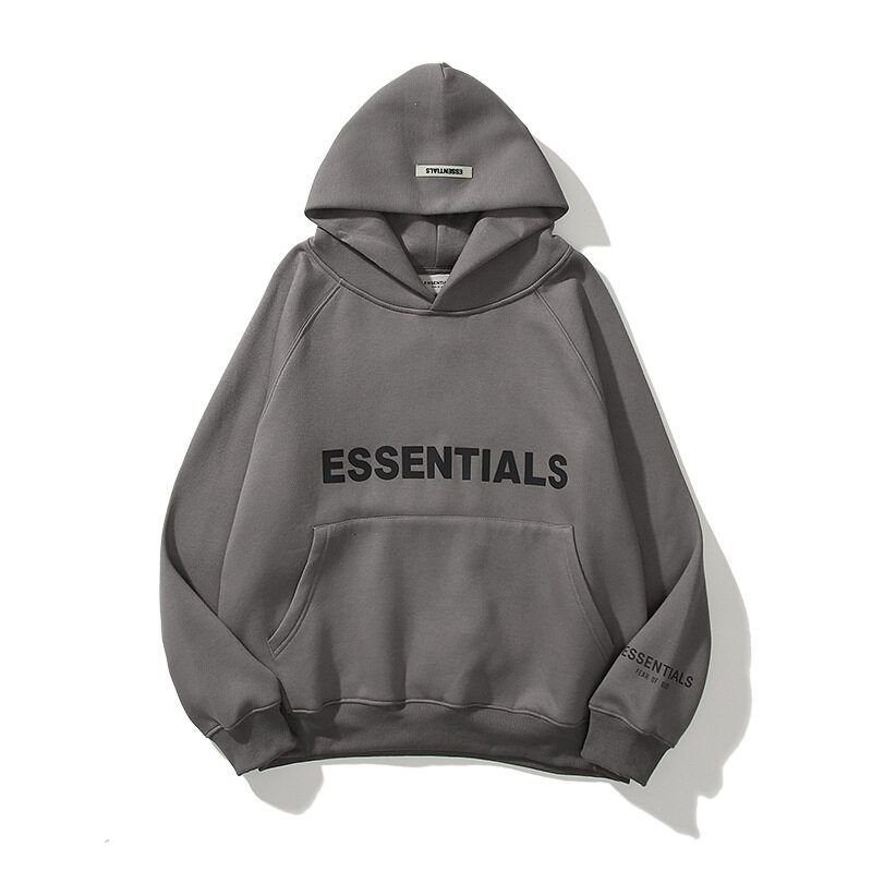 ความกลัวของพระเจ้า FOG ESSENTIALS ใหม่ bifurcated เสื้อยืดเสื้อน้ำแบรนด์ตัวอักษรชายและหญิง hoodie