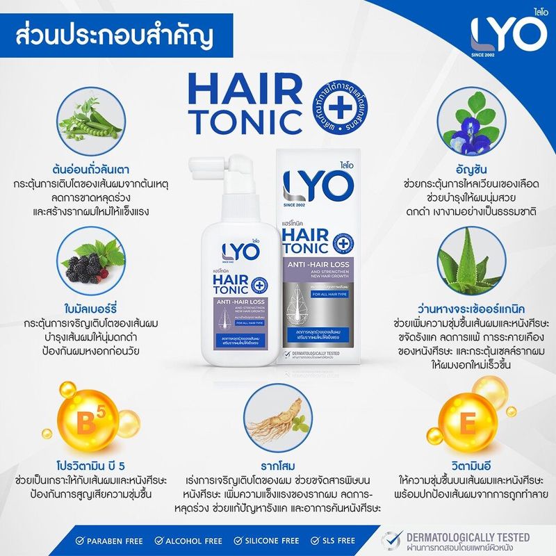 LYO:หนุ่มกรรชัย แฮร์โทนิค,Free Shipping