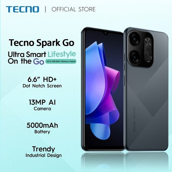 Phone Tecno Spark Go 8GB Original Cellphone Sale 12GB + 512GB Cheap Phone Android Mobile Phone Cod