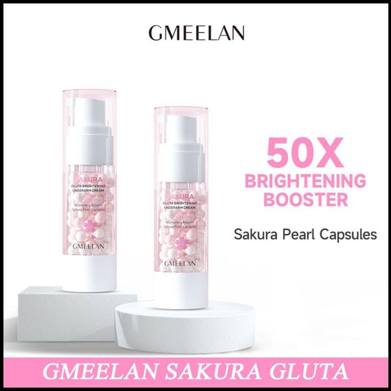 GMEELAN SAKURA GLUTA BRIGHTENING UNDERARM CREAM 30g ครีมทารักแร้ ดับกลิ่น ครีมไวท์เทนนิ่ง ดับกลิ่น ดับกลิ่นตัว