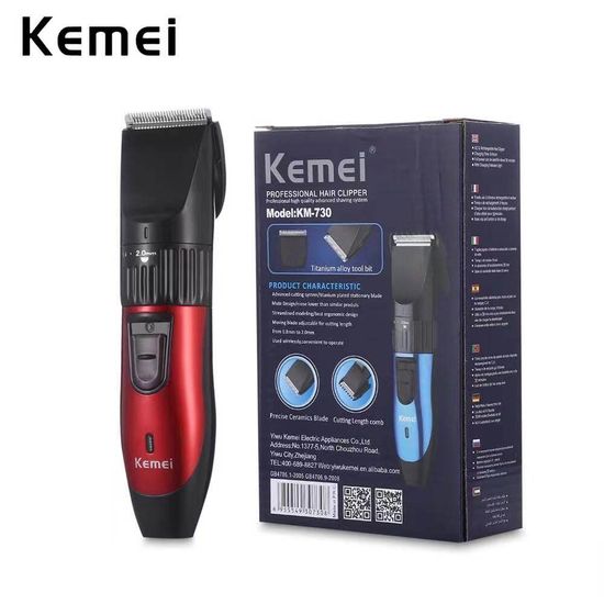 Jing Xin Kemei clipper ผมปรับแบบชาร์จไฟฟ้าตัดผม T rimmer กำจัดขนผู้ชายเคราไฟฟ้าเครื่องตัดเครื่องมือ แบตตาเลี่ยน ปัตตาเลี่ยน กรรไกรตัดผม บัตตาเลี่ย