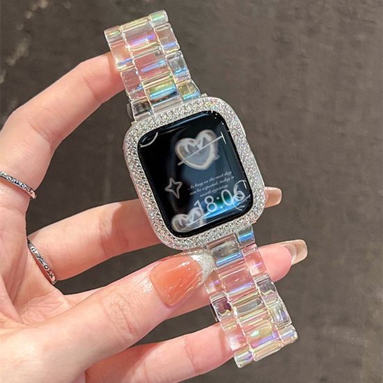 สายนาฬิกาข้อมือ พลาสติกเจลลี่ 42 มม. 38 มม. สําหรับ Apple Watch Series S9 S8 Ultra 7 6 5 4 3 2 1 41 มม. 45 มม. 44 มม. 40 มม.