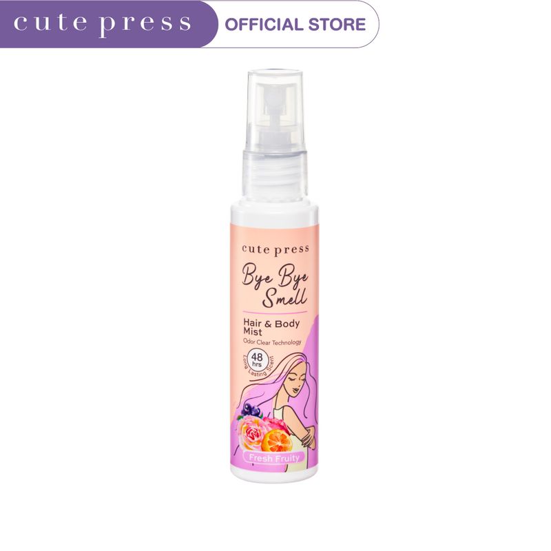 CUTE PRESS สเปรย์ฉีดผมและผิวกาย BYE BYE SMELL HAIR & BODY MIST - FRESH FRUITY