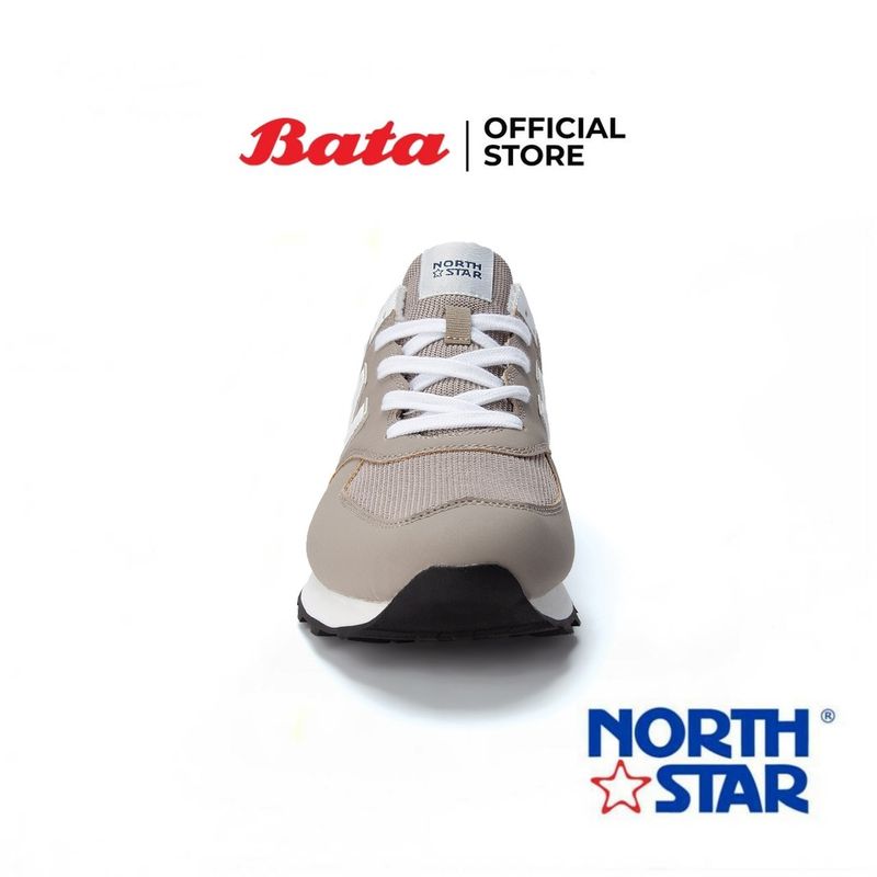 Bata บาจา ยี่ห้อ North Star รองเท้าผ้าใบแบบผูกเชือก ดีไซน์เท่ห์ รองรับน้ำหนักเท้าได้ดี สวมใส่ง่าย สำหรับผู้ชาย รุ่น Mirage สีเทา 8202002