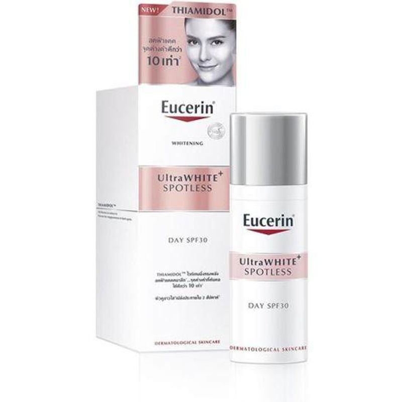 Eucerin Ultrawhite+ Spotless Spot Day Fluid Cream SPF30 ยูเซอรีน อัลตร้าไวท์ พลัส สปอตเลส ฟลูอิด ยูวีเอ/ยูวีบี เดย์ครีม 50ml.