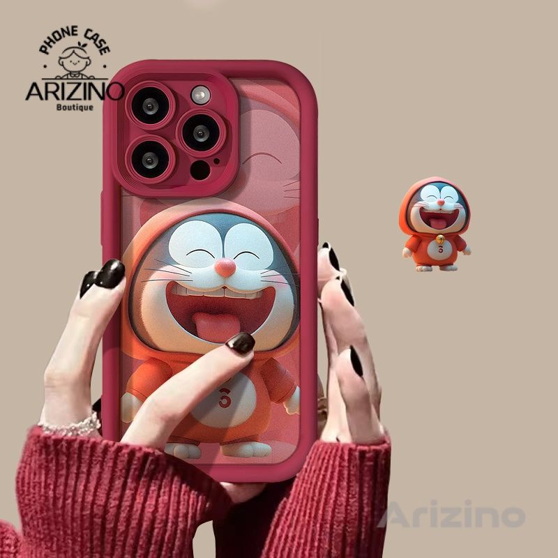 เคสโทรศัพท์ OPPO A18 A17 A38 A60 A79 A57 4G A77S A58 A7 A5S A12 F9 Pro A78 A17K การ์ตูนน่ารักโดราเอมอนสำหรับผู้หญิงเคสโทรศัพท์ซิลิโคน TPU ป้องกันการตก