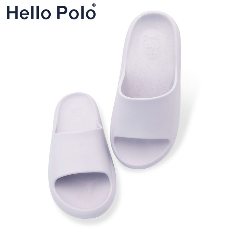 Hello polo รองเท้าแตะผู้หญิง แฟชั่นลําลอง นิ่มกันลื่น ใส่ในบ้าน ห้องน้ํา พื้นหนา ลายอุ้งเท้าแมวน่ารัก HP8007