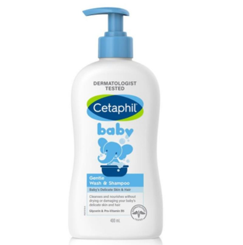 Cetaphil Baby Gentle Wash & Shampoo 399ml ครีมอาบน้ำ ​และแชมพูเด็ก ผิอัลตร้ามายด์ พิ่มความชุ่มชื้น ​สำหรับเด็