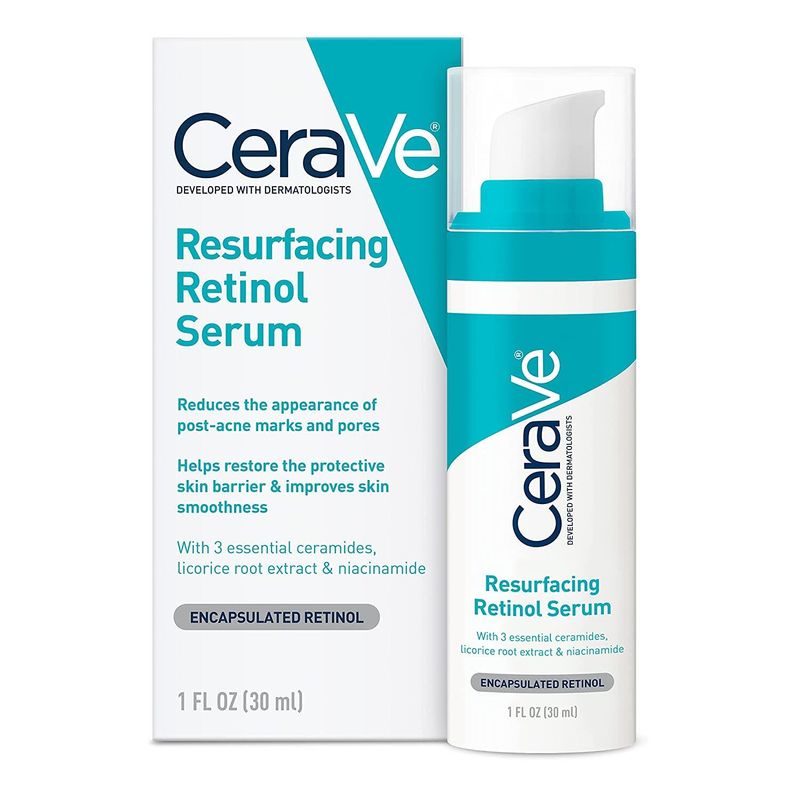 เซราวี เซรั่มบำรุงผิวหน้า Cerave Resurfacing Retinol Serum / Skin Renewing Retinol Serum / HYDRATING HYALURONIC ACID SERUM 30ml