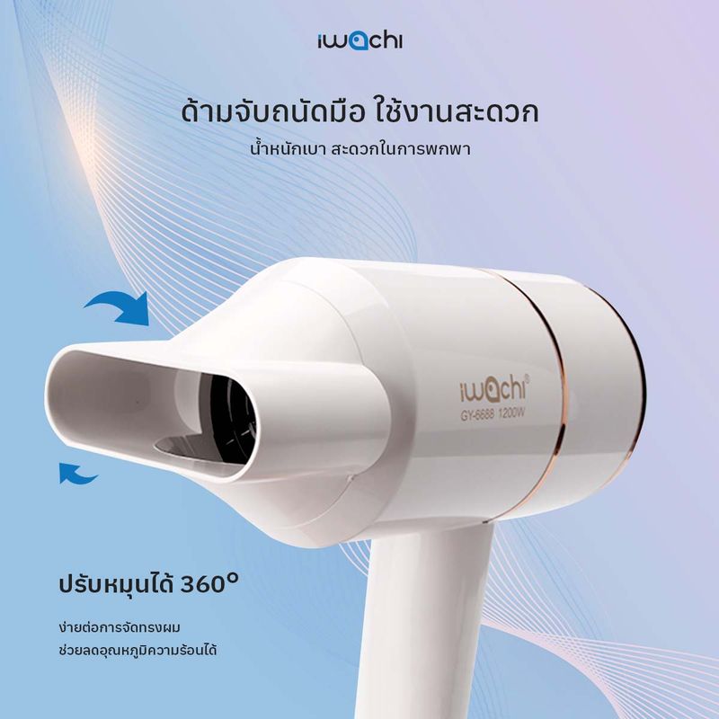 IWACHI hair dryer GY-6688