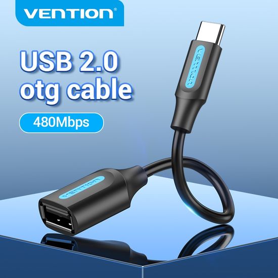 Vention อะแดปเตอร์  สาย Type C OTG 5Gbps USB C 2.0 3.0 ตัวผู้ ตัวเมีย สำหรับแท็บเล็ต โทรศัพท์มือถือ CCS/CCV