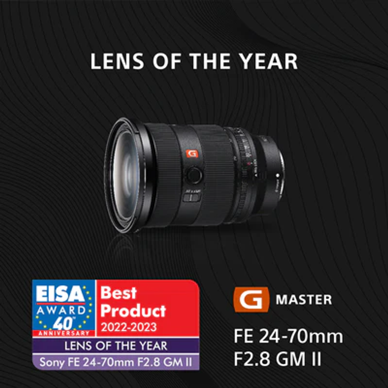 SONY FE 24-70 มม. F2.8 GM II เลนส์ซูมมาตรฐานแห่งอนาคต G Master (SEL2470GM2) Lens