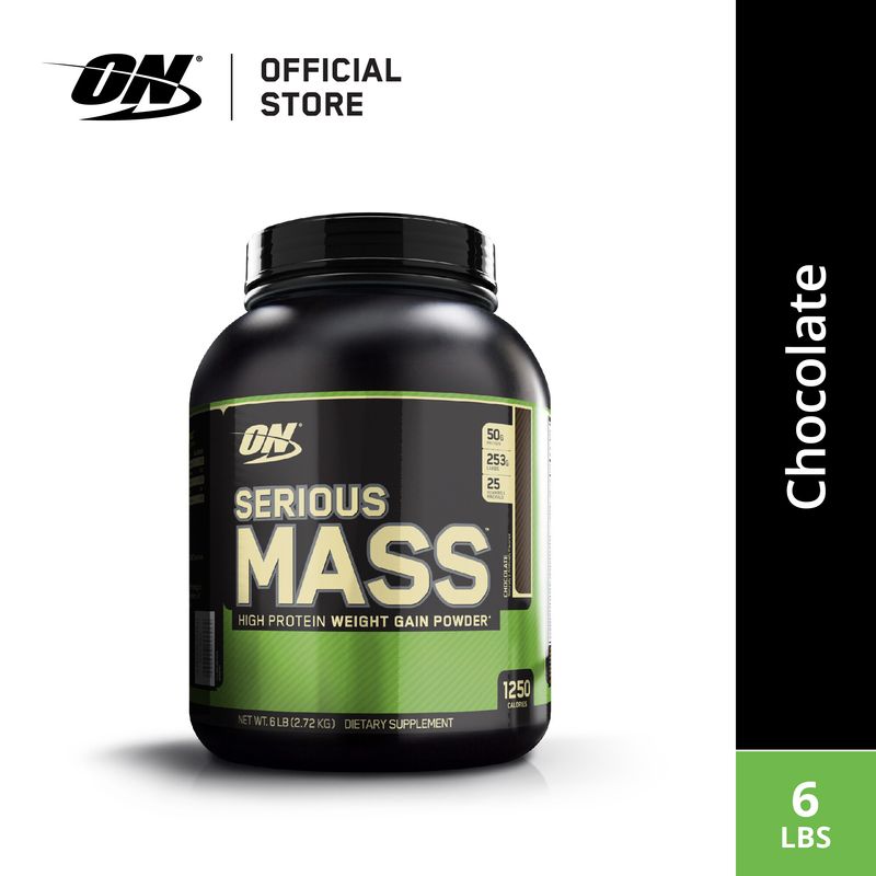 Optimum Nutrition : Serious Mass - Weight Gainer 6 Lbs. เวย์โปรตีนเพิ่มน้ำหนัก เพิ่มกล้ามเนื้อ