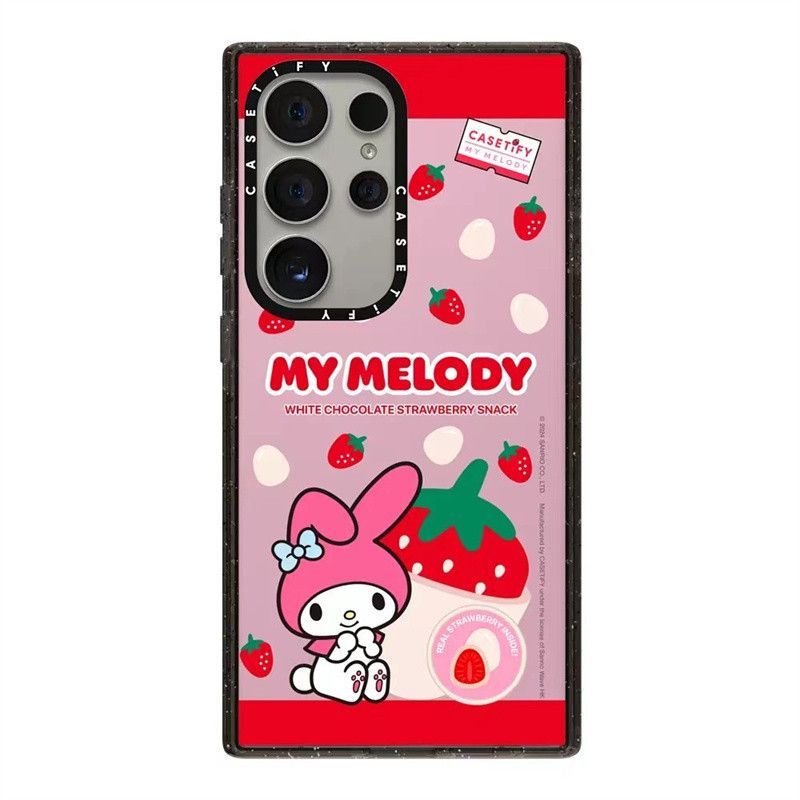 เคสโทรศัพท์มือถืออะคริลิคใส ป้องกันเลนส์ ลาย Sanrio Pachacco Dog คุณภาพสูง สําหรับ Samsung Galaxy S24 S23 S22 Ultra S23 S24 Plus