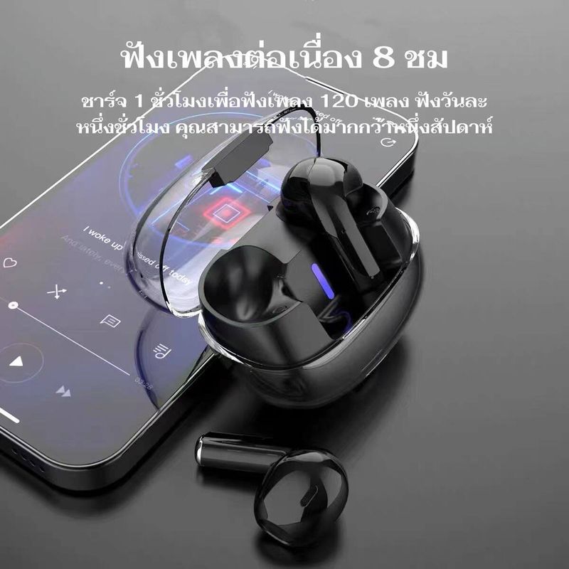 【รับประกัน 3 ปี】oppo รุ่นใหม่ล่าสุด หูฟังบลูทูธไร้สาย  หูฟัง เบสหนัก เสียงสเตอริโอ ซับวูฟเฟอร์หู มีไมโครโฟน กันน้ำ สวมใส่สบาย เข้ากับทุกน