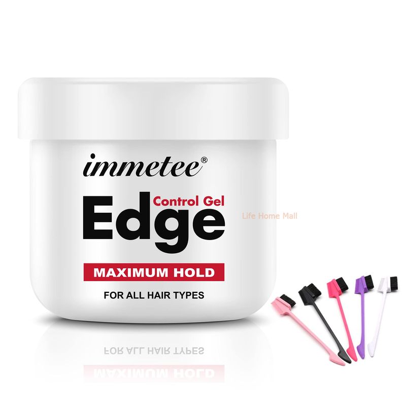 Immetee 120g ผมหัก Finishing Anti-Frizz Hair Gel Hair Edge Control Gel จัดแต่งทรงผมขี้ผึ้งครีม Perfect Hair Line จัดแต่งทรงผมครีม