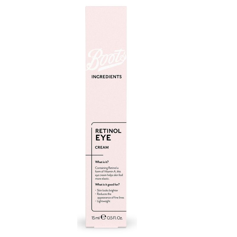 Boots Ingredients Retinol Eye Cream