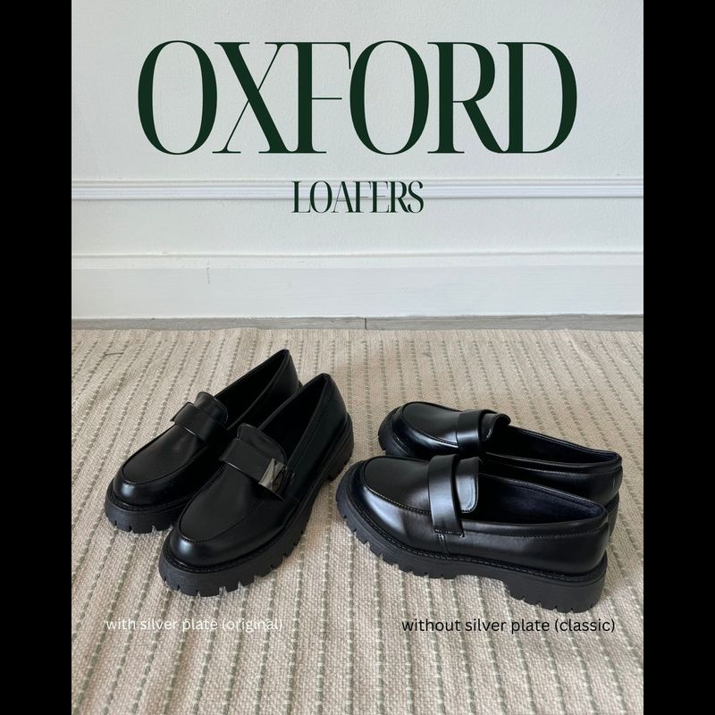 KINDARARE — Oxford loafer shoes ( พร้อมส่ง มีไซส์ใหญ่ 35-43 )