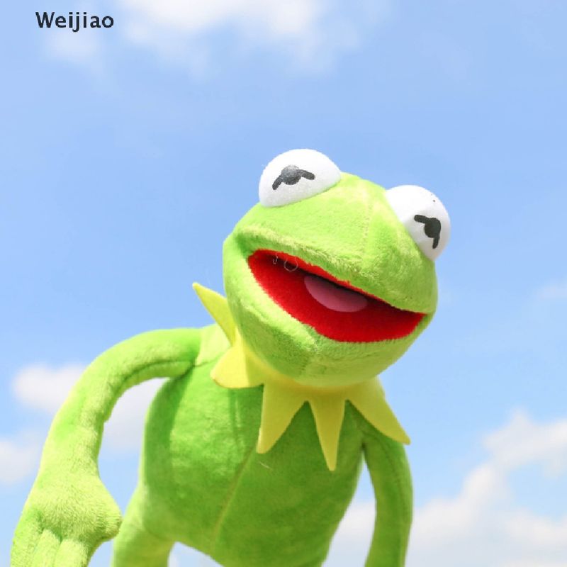 Weijiao ตุ๊กตากบ Kermit The Frog Sesame Street Muppet One Item ขนาด 40 ซม. ของเล่นสําหรับเด็ก
