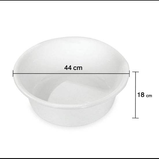 Nanny Micro+ กะละมัง กะละมังซักผ้าอ้อมเด็ก กะละมังอเนกประสงค์ ขนาด ∅34 cm. และ ∅44 cm. มี Microban ป้องกันแบคทีเรีย