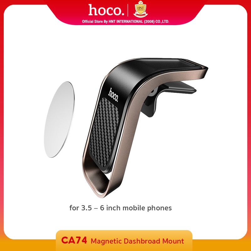 (Hoco Thailand) CA74 ขาตั้งโทรศัพท์แบบแม่เหล็กเสียบช่องแอร์ Magnetic Dashbroad Mount  car holder for iPhone Samsung Xiaomi