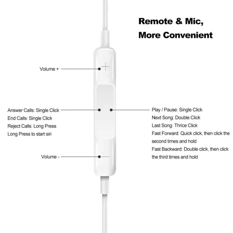 หูฟัง รุ่น I7 สำหรับไอโฟน Earphone รูเสียบ Lightning เสียงดี ฟังชัด [i5~14 pro max]