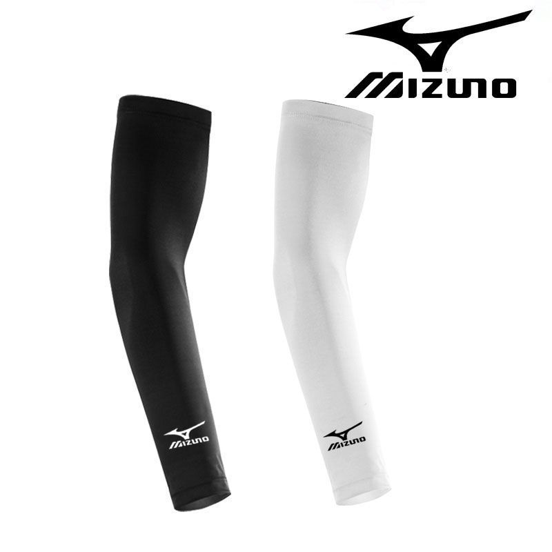 Mizuno กอล์ฟน้ำแข็งแขนผ้าไหมน้ำแข็งมาราธอนวิ่งบาสเกตบอลเอ็นบีเอแขนยามป้องกันแสงแดด Oversleeve ผู้ชายถุงมือหลวมขับรถ