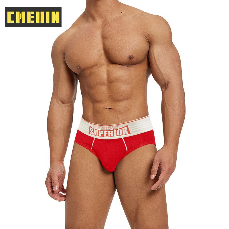 CMENIN BS 3Pcs ใหม่ผ้าฝ้าย Jockstrap ชุดชั้นในชายสั้นสะโพกยกเซ็กซี่ชายกางเกงในชายกางเกงผู้ชาย BS842