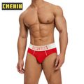 CMENIN BS 3Pcs ใหม่ผ้าฝ้าย Jockstrap ชุดชั้นในชายสั้นสะโพกยกเซ็กซี่ชายกางเกงในชายกางเกงผู้ชาย BS842