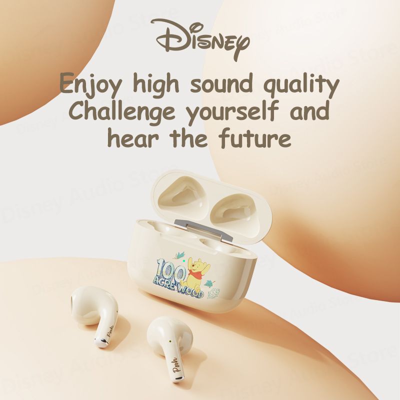 [Value Choice] Disney LF-818 หูฟังบลูทูธไร้สาย HiFi สเตอริโอ ความจุเยอะ ไมโครโฟน HD แบบพกพา เข้ากันได้กับบลูทูธ 5.3