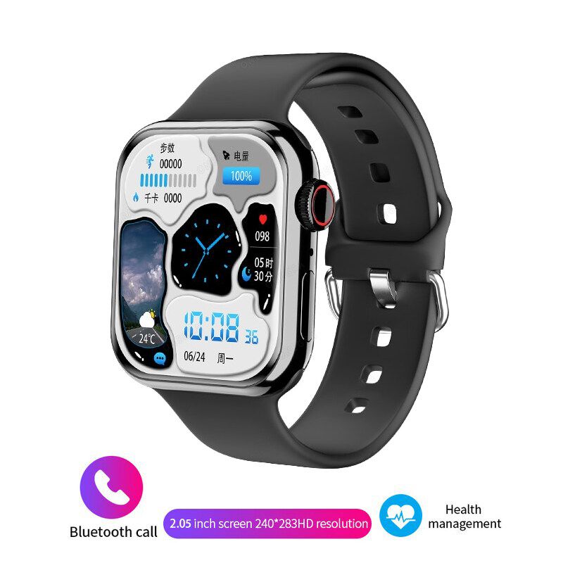 Monqiqi นาฬิกาผู้ชาย ผู้หญิง นาฬิกาสมาร์ทwatch นาฬิกา smart watch 9 Max แท้ 2023 นาฬิกาโทรได้ Bluetooth Call ทช์สำหรับ IOS Android GPS ติดตาม NFC