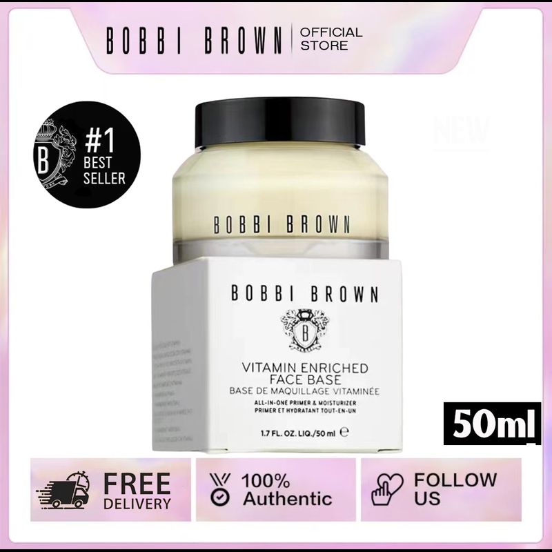 Original product Bobbi Brown Vitamin Enriched Face Base - Moisturizer and Primer 50ml