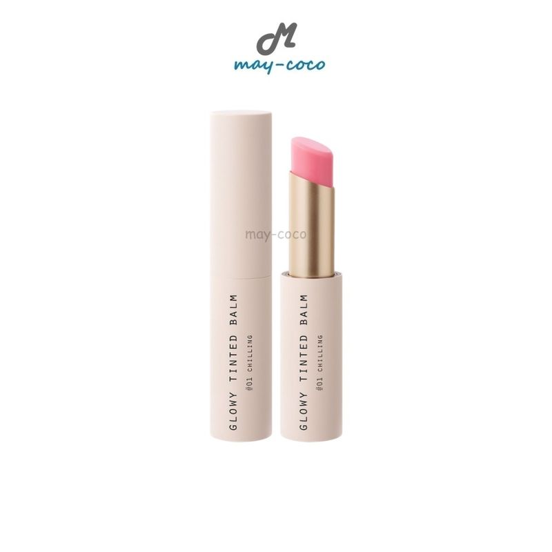 ถูก/แท้/มีไลฟ์ ลิป ODBO Glowy Tinted Balm บาล์ม ลิปบาล์ม ลิปมัน บำรุงปาก เนียนนุ่ม ชุ่มชื้น ฉ่ำโกลว์ ติดทน