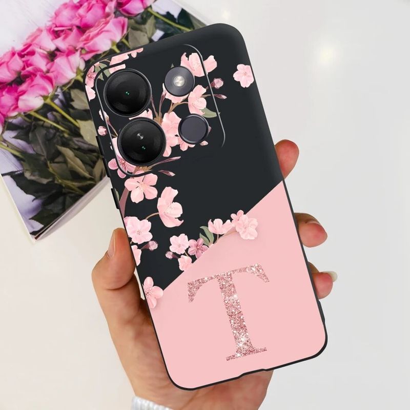 เคสสำหรับ Infinix Smart 7เคส X6515มีสไตล์ตัวหนังสือซิลิโคนนิ่มเคสโทรศัพท์สำหรับ Infinix Smart 7 HD Smart7 Plus กระเป๋าฝาหลัง