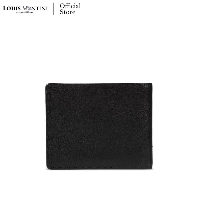 Louis Montini (Clearly Collection) กระเป๋าสตางค์ หนังวัวแท้ หนังแท้ แฟชั่นผู้ชาย หนังวัวเงาแวววาว TTM072