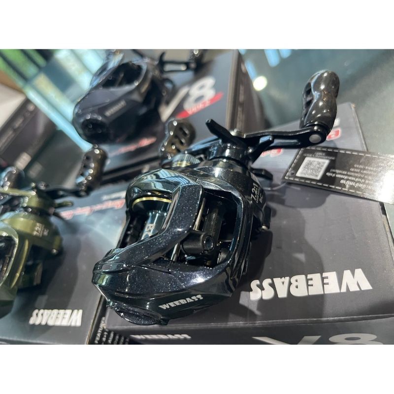 BPFMAY50 ลด50.-รอกตกปลา รอกหยดน้ำ WEEBASS V8 Baitcasting Reel ลูกปืน 4+1BB เบรค7g