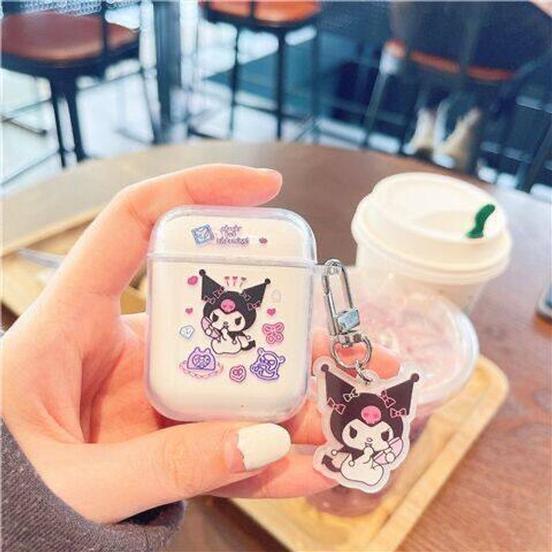 Romoss เคสหูฟัง เหมาะสำหรับ Apple Airpods 1/Airpods 2/Android i12 ปลอกหูฟังบลูทู ธ ไร้สายการ์ตูนน่ารัก พร้อมจี้น่ารักๆ