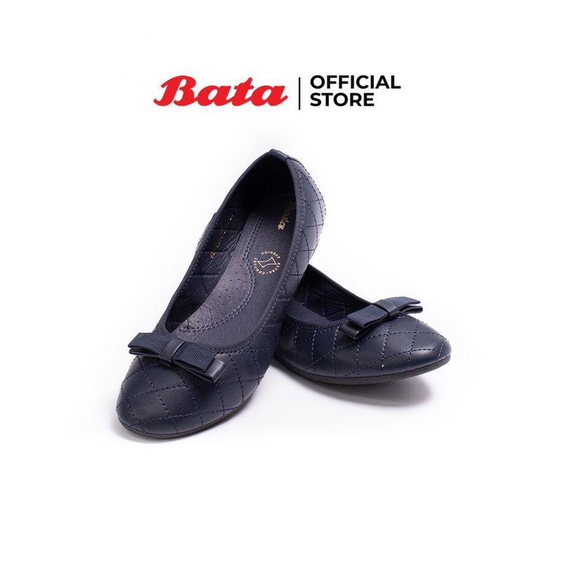 Bata บาจา รองเท้าบัลเลต์ รองเท้าคัทชู ส้นแบน เพื่อสุขภาพ รุ่น Banika สีน้ำเงิน 5519614