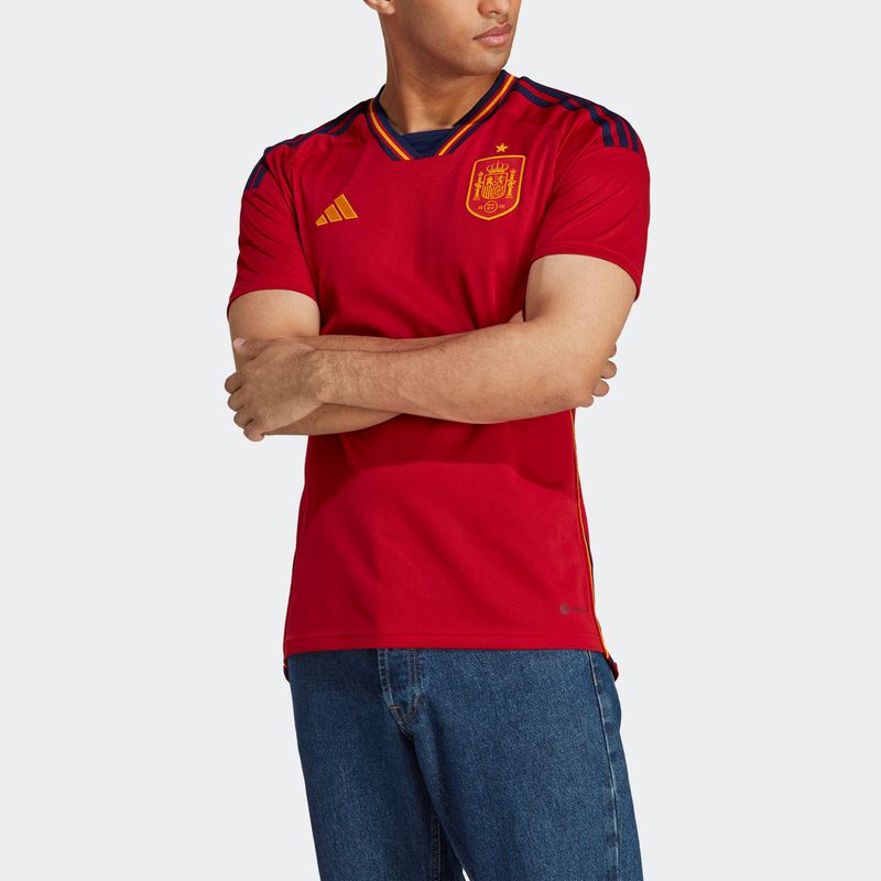 adidas Football Spain 22 Home Jersey Men Red HL1970