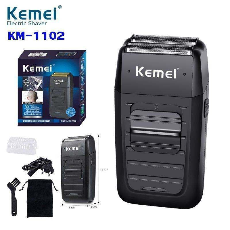 ใบมีด ฝาครอบ อะไหล่สำหรับ เครื่องโกนหนวด Kemei Km-1102 1 ชุด 2 ชิ้น เครื่องโกนหนวด แบบไร้สายใบมีดแฝดลูกสูบเครามีดโกน 2in1 สินค้าพร้อมส่งจากไทย