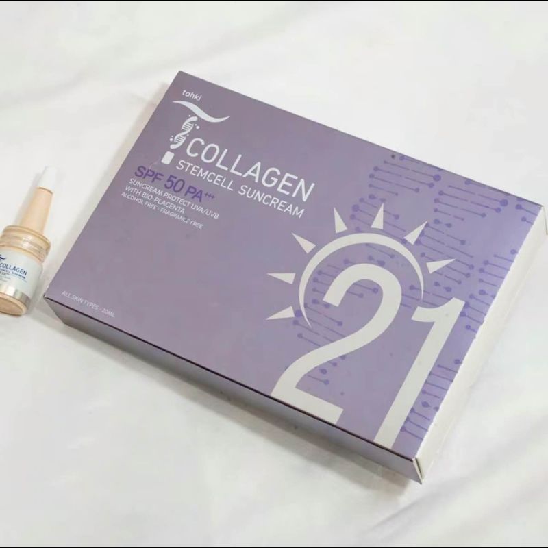 พร้อมส่ง🚛 SERUM 21 เซรั่ม & กันแดดT-Collagen & เซรั่มเมโส เอสเซนส์บำรุงผิว 21 วัน บำรุงผิวกระจ่างใสไร้ริ้วรอย กันแดดSPF50PA+++ Seyoul 1กล่อง