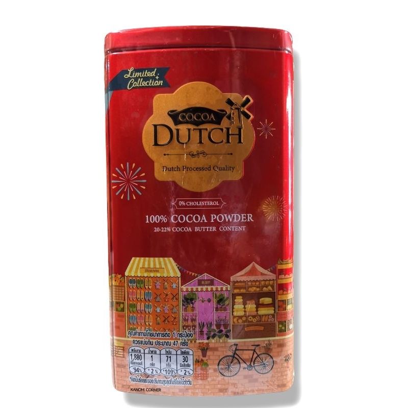 ถูกสุด‼️โกโก้ดัทช์ 380 กรัม โกโก้ผง Cocoa Dutch ผงโกโก้ 100% โกโก้ ดัทช์