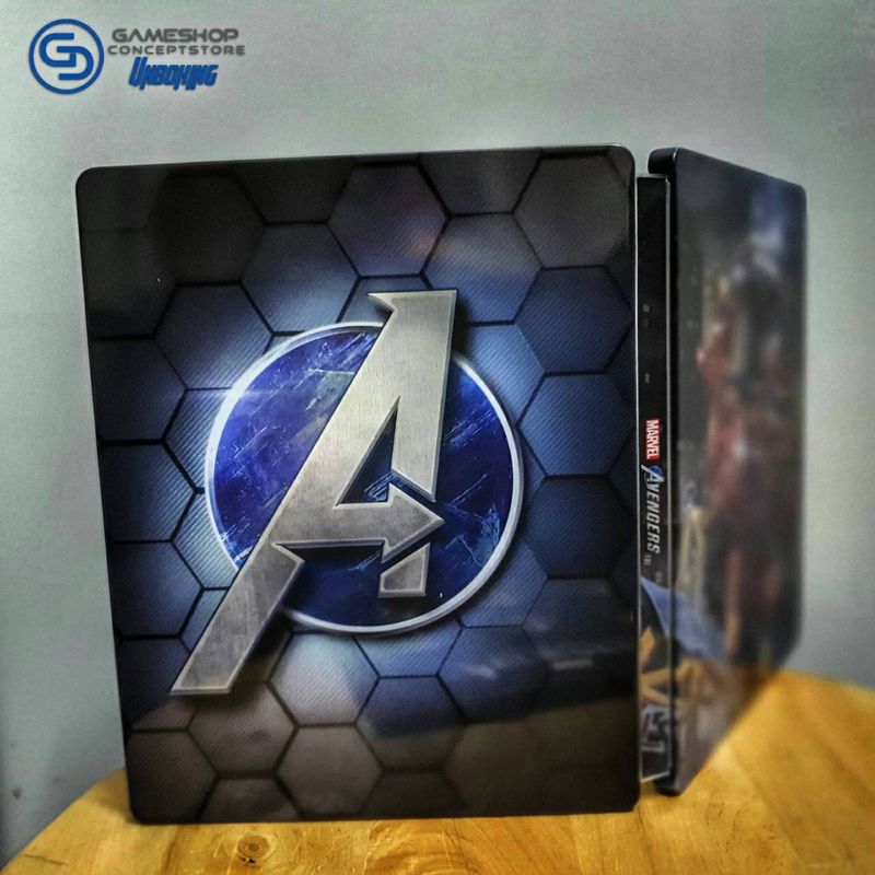 PlayStation : Marvel's Avengers Official Collector's Limited Steelbook Case / Pin 6 แบบ(NO GAME)